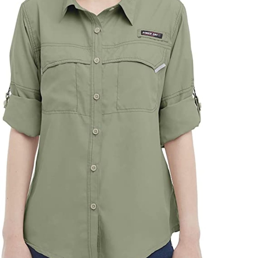 Women's UPF 50+ UV Protection Shirt, Long Sleeve Fishing Shirt